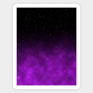 Purple Galaxy Sticker